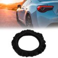 thumbnail image 2 of Unique Bargains Protector Black Plush Adjustable Elastic Car Steering Wheel Cover, 2 of 4