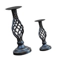 thumbnail image 3 of Decorative Candlestick Metal Hollow Candle Holder for Decoration 2Pcs, 3 of 3