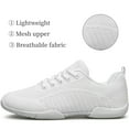 thumbnail image 2 of Yunkctuk Girls White Cheerleading Shoes Breathable Competition Athletic Shoes,Fitness Training Dance Tennis Hiking Shoes., 2 of 7