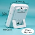 thumbnail image 5 of Digital Dual Kitchen Visual Timer, Timer for Kids, 3 Channels Count UP/Down Timer, Cooking Timer, Large Display Triple Timer, Loud Volume Alarm and Flashing Light with Magnetic Back, Stand, White, 5 of 7