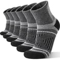 thumbnail image 1 of Calcetines de Senderismo EBMORE de Lana Merino con Compresión para Invierno, 6 Pares, 1 of 7