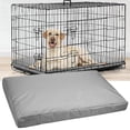 thumbnail image 2 of Housse de Lit pour Chien de Remplacement Lavable, Facile à Nettoyer, Résistante aux Poils d'Animaux, Oxford Robuste, Fermeture Éclair, Utilisation Intérieure/extérieure, Convient à une Cage de Chien de 38 Pouces - 36"x 23"x 3.5 Pouces - Gris (Housse Unique), 2 of 5
