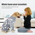 thumbnail image 4 of Xmarks Dog Pajamas Flannel Puppy Pjs Bone Pattern Winter Warm Doggie Pajamas Pet Jammies Dog Clohtes with Legs Onesies Jumpsuits Coat, 4 of 8