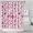 Pink Breast Cancer-2, variant on Pink Breast Cancer and Love Shower Curtain 36"x72" ,Bathroom Decorative Shower Curtains Set with 12 Hooks,Modern Waterproof Washable Shower Curtain
