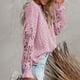 thumbnail image 3 of Suéter de mujer, suéter de crochet para mujer, suéter de cuello redondo, suéter de verano, blusa, diseño a prueba de futuro, 3 of 5