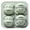 B-Green, variant on 4 Pack Square Silicone Ice Trays With Lids, 13 Cavity Large Ice Mold For Cocktails