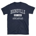 thumbnail image 1 of Booneville Arkansas Classic Established Men's Cotton T-Shirt, 1 of 1