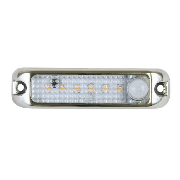 Scandvik 41746P 4 in. Locker Light with Motion Sensor for Boat- 10-30V - Stainless Steel