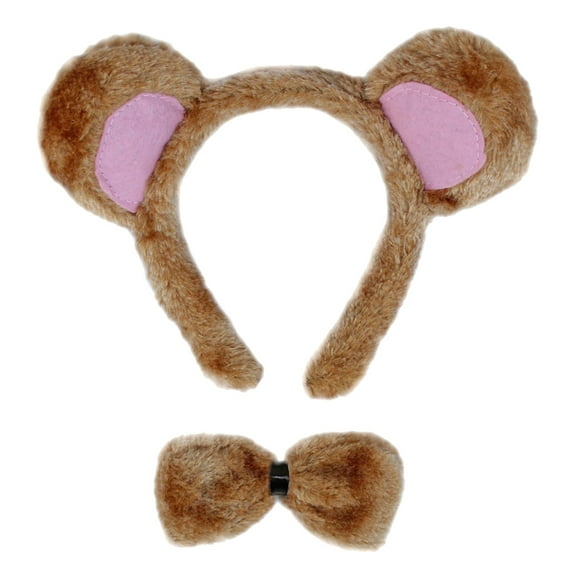 SeasonsTrading Bear Ears & Bow Tie Costume Set