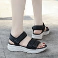 thumbnail image 6 of Mostsola Platform Sandals for Women Adjustable Wide Width Athletic Outdoor Water Beach Shoes, 6 of 9