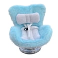 thumbnail image 2 of cpengpj Doll Car Seat with Rotation Base, Soft Plush Cushion, Vent Clip and Desktop Stand for Car Vent Decoration and Doll Display, 2 of 8