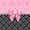 B Black Pink, variant on Manfei Pink Girly Bow Blackout Curtains,Retro Victorian Damask Window Curtains Pack of 2 (38x45 Each)