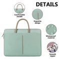 thumbnail image 3 of Maletín de nailon para portátil para hombre y mujer, bolso bandolera de viaje impermeable., 3 of 5