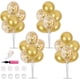 thumbnail image 3 of TONIFUL Centros de mesa con globos dorados para mesa, kit de soporte para globos dorados para decoraciones de fiesta de graduación 2023, Año Nuevo, Navidad, Halloween, despedida de soltera, compromiso, 3 of 4
