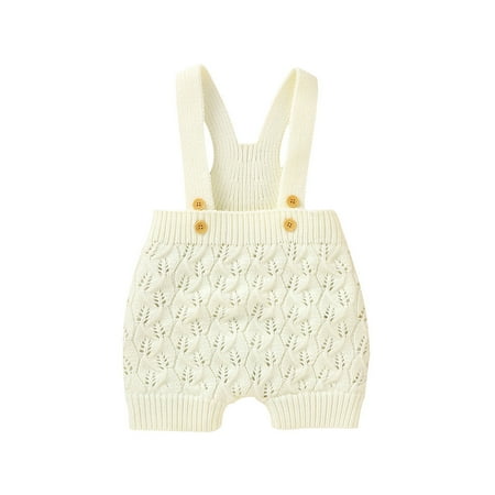 

Little Boys Winter Warm Knit Jumpsuit Outwear Romper Sweater