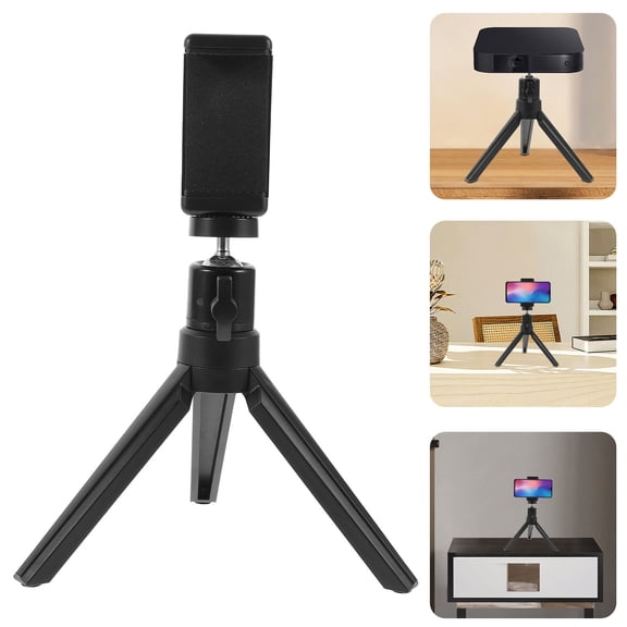 OULII Black Flexible Mobile Phone Tripod Stand Compatible with Microphones Recording and Streaming