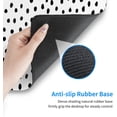 thumbnail image 6 of Black White Dot Boho Mouse Pad 31.5 X 11.8 Inch XL Cute Polka Dots Gaming Mousepad Extended Large Laptop Keyboard Mouse Mat Non-Slip Rubber Base with Stitched Edges for Home Office, 6 of 6
