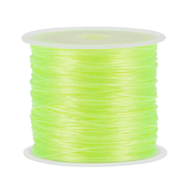 Unique Bargains Elastic Cord DIY Making Stretchy String Thread Rope Craft Wire, Fluorescent Yellow