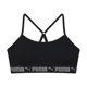 thumbnail image 3 of Bra Puma para niñas, paquete de 2 unidades, sin costuras, nailon y elastano, gris y negro, 3 of 5