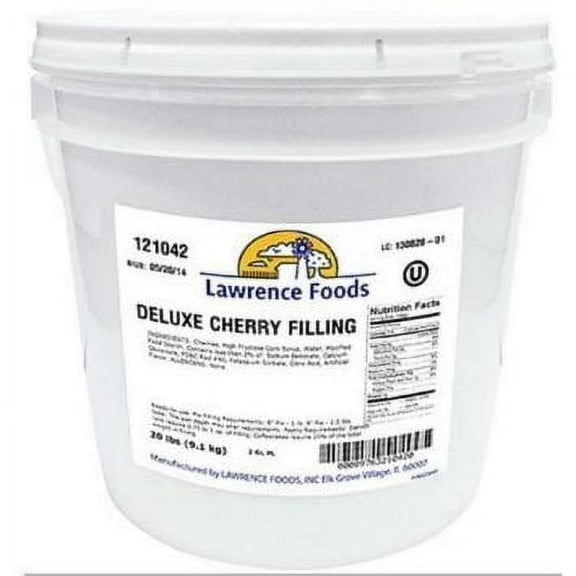 (Price/CASE)Lawrence Foods Deluxe Cherry Filling, 20 Pound
