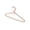 Rose Gold, variant on Pearl Hangers with Bow, Wedding Dress and Evening Gown Princess Fairy Style Clothes Hanger, 15.5x8.8 Inches