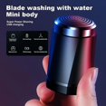 thumbnail image 3 of Mini Afeitadoras Eléctricas Automáticas para Hombres Usb Máquina de Afeitar de Pan de Larga Duración para Hombres Herramienta de Afeitar, 3 of 5
