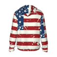thumbnail image 2 of Picia Vintage American Flag Women's Men's UPF 50+ Sun Protection Hoodie Shirt Long Sleeve SPF Fishing Outdoor UV Hiking Lightweight Shirts-X-Large, 2 of 9