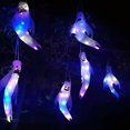thumbnail image 2 of Halloween Glowing Ghost Windsock Flag With Led Light Party Hanging Decor, 2 of 5