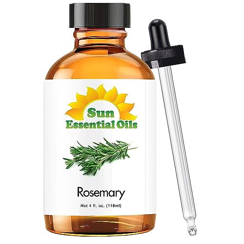 Sun Essential Oils 4oz - Romarin Huile Essentielle - 4 Oz Liquides