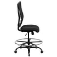thumbnail image 4 of Flash Furniture HERCULES Series Big & Tall 400 lb. Rated Black Mesh Ergonomic Drafting Chair, 4 of 5