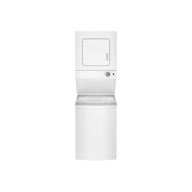 Whirlpool WET4124HW Laundry center freestanding width 23.9 in