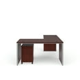 thumbnail image 3 of OFM Fulcrum Series Office Furniture Set, 60" Desk with Return, Filing Cabinet, Leg Panels, in White, 3 of 5