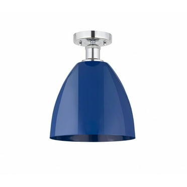 Innovations Lighting - Plymouth Dome - 1 Light Semi-Flush Mount In Industrial