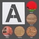 thumbnail image 5 of Plantillas de Letras y Números Uxcell de 4 pulgadas, Set Reutilizable de Plantillas de Números y Letras de 5" de Ancho, Paquete de 36, 5 of 7