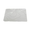 thumbnail image 2 of JUMNUYCUH Stone Bath Mat, Diatomaceous Earth Shower Mat, Non-Slip Super Absorbent Quick Dry Stone Bathroom Mat for Bathroom Shower Floor, Stone Drying Mat for Bathroom, 23.6" x 15.8", White, 2 of 9