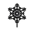 thumbnail image 2 of SDJMa Christmas Snowflake Stereo Garden Stake Outdoor Holiday Courtyard Decoration , Black, 2 of 9