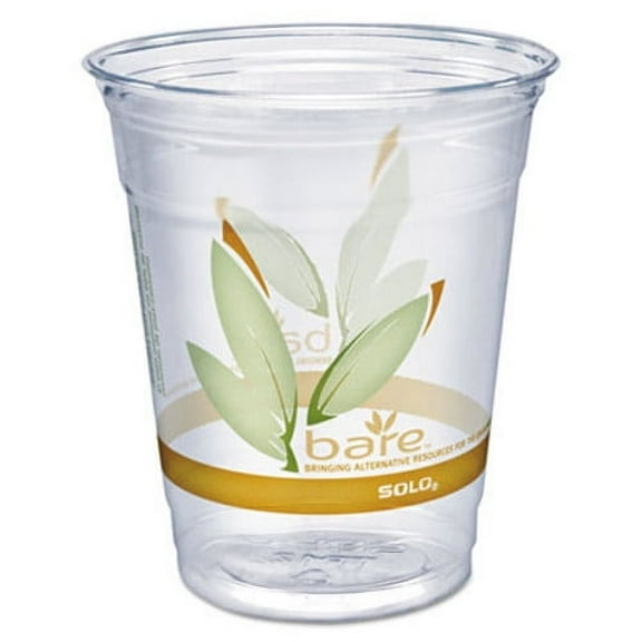 Dart Bare Eco-Forward RPET Cold Cups 12-14 oz Clear 50 Pack (DCCRTP12BAREPK)