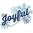 thumbnail image 2 of CafePress - Joyful Snowflakes Mug - 11 oz Ceramic Mug - Novelty Coffee Tea Cup, 2 of 4