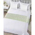 thumbnail image 5 of Bed Runner Scarf Queen Size, Sage Green Branches Stain Bed Runners & Scarves for Foot of Beds, Vintage Art Farmhouse Decorative Bedding Runner Scarf for Hotel Home Bedroom 83 x20 Inch, 5 of 6