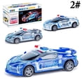 thumbnail image 3 of LED Light Car Toy Funny Battery Powered Police Car Toy Racing Model Car for Kids, 3 of 10