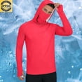 thumbnail image 2 of Stamzod Fishing Shirts for Men Lightweight Thin Sun Hoodie Casual Outdoor Hiking Sports Rash Guard Shirts Red XXXL, 2 of 8