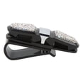 thumbnail image 1 of Visera Para El Sol, Clip Para Gafas, Diamantes De Imitación De Cristal, Soporte Para Tarjeta De Gafas De Sol Universal, Colgador Para Coche, 1 of 7