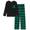 Green Plaid, variant on Arshiner Boys Loose-fit Pajamas Long Sleeve Top and Pants Car Print 2 Piece Pajama Set