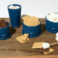 thumbnail image 4 of Silipint: Silicone Pint Glasses: 2 Pack Speckled Blue - 16oz Unbreakable Cups, Flexible, Hot/Cold, Non-Slip Easy Grip, 4 of 4
