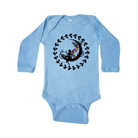 

Inktastic Fairy Silhouette Moon Gift Baby Girl Long Sleeve Bodysuit