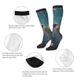 thumbnail image 6 of Lsque Starry Sky Cloud Wolf Printed Crew Socks Men's Women's LightWeight Thin Casual Calf Socks ,Knee High Socks,Cotton Socks, 6 of 9