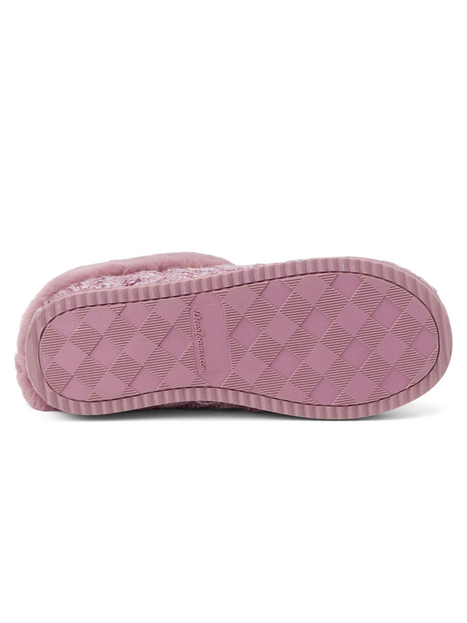 Dearfoams Women’s Cozy Comfort Knit Clog Slippers