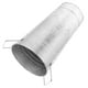 thumbnail image 1 of Rustic Flower Bucket Silver Iron Decorative Flower Vase for Storage Use, 1 of 4