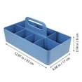 thumbnail image 2 of LOLIPPYY Plastic Storage Organizer with Compartments for Art Supplies and Small Items, Portable, Multifunctional, Perfect for Home and Office Use, 2 of 8