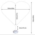 thumbnail image 2 of 1 Juego de soporte de globo en forma de corazón para decoración de boda, 2 of 7